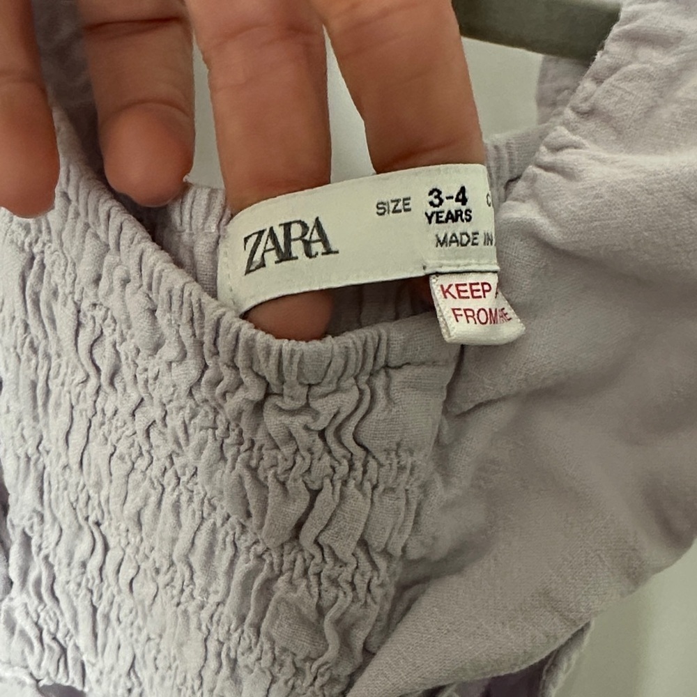 Zara Light Purple Kids Dress - Picture 2 of 3